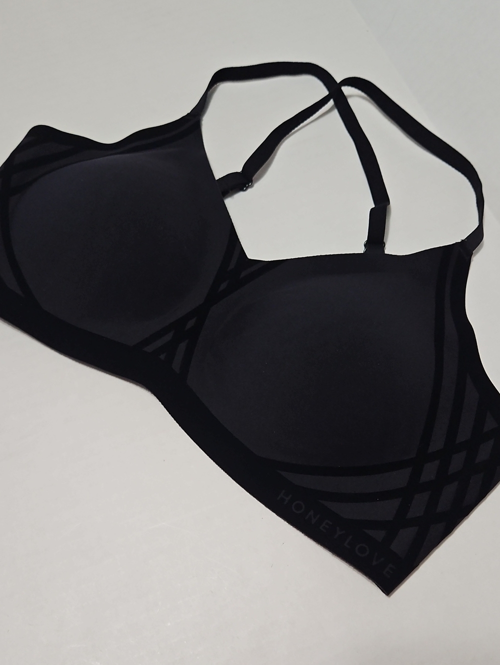 Honeylove Black Silhouette Wireless Seamless Contour Bra Size S